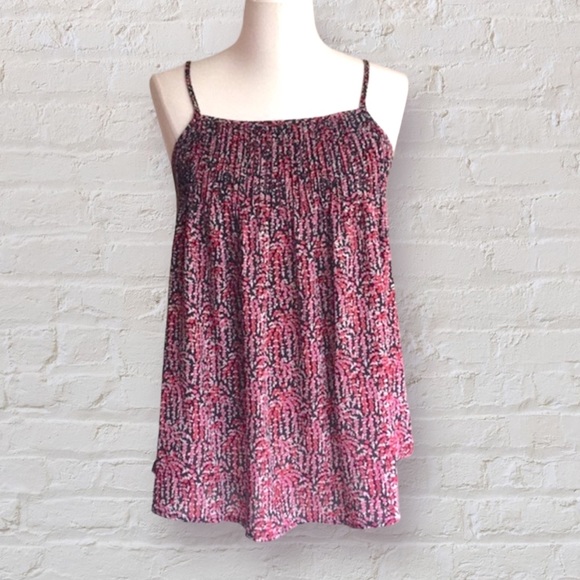 LOFT Flowy Floral Tank Size XL - Picture 4 of 10